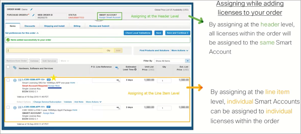 CISCO SMART Licensing for 100Mbps IPBase 3-Year
