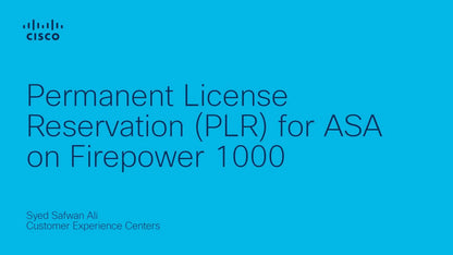 Licence ASA PLR universelle Cisco Firepower 4100