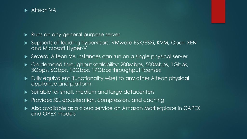 Licence sécurisée CISCO Alteon VA - Débit 3 Gbit/s