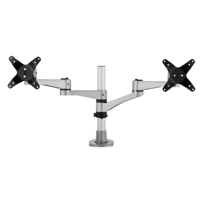 Bras de montage pour deux écrans VIEWSONIC, entièrement réglable, capacité de 22 lb chacun
