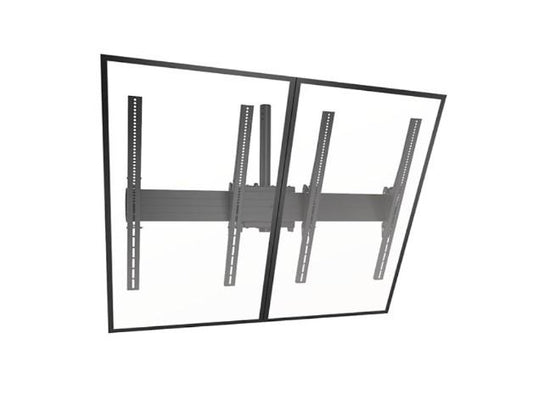 The CHIEF MANUFACTURING LCM2X1UP400 is a robust ceiling mount designed for side-by-side menu board installation. With TAA compliance and U.S. manufacturing origin, it ensures compatibility for government and commercial applications where reliable display mounting is essential. Ideal for professional AV setups needing suspended dual-display support.