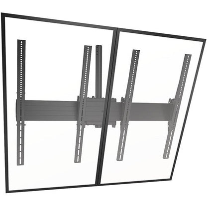 CHIEF LCM2X1UP Ceiling Mount, Side-by-Side Portrait, Black