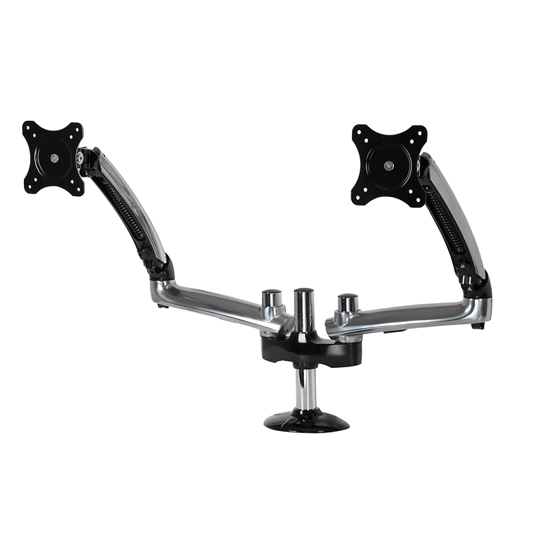 Support de bureau double écran Peerless LCT620AD-G, noir