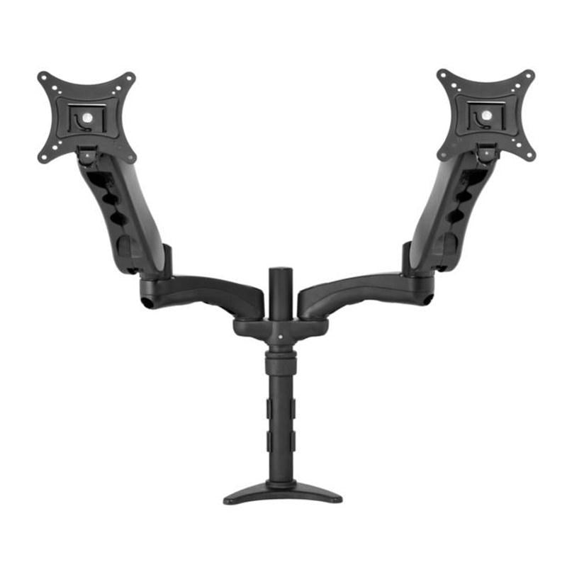 PEERLESS LCT620AD Dual Monitor Arm Mount, Silver, 10–30" Screens