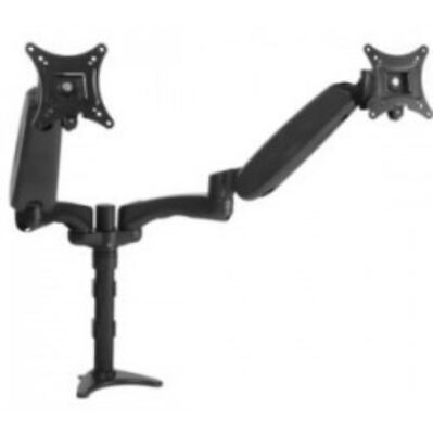 PEERLESS LCT620AD Dual Monitor Arm Mount, Silver, 10–30" Screens