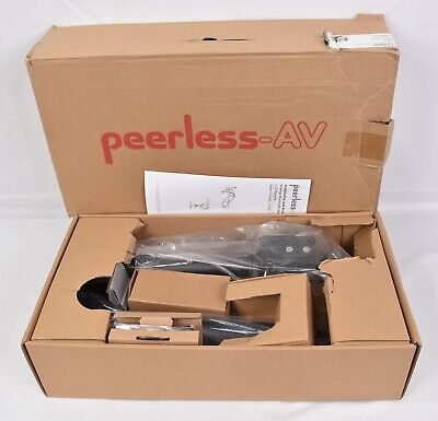 Support de bras pour écran simple Peerless LCT620A, base à pince argentée de 10 à 30 pouces