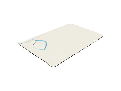 This ESD mat from StarTech helps safeguard sensitive electronic components by dissipating static charges during repair, assembly, or testing. Measuring 23 x 47 inches, the beige anti-static mat is ideal for desks, tables, server rooms, or labs requiring electrostatic discharge (ESD) control. ANSI/ESD S4.1 compliance makes it suitable for professional environments.