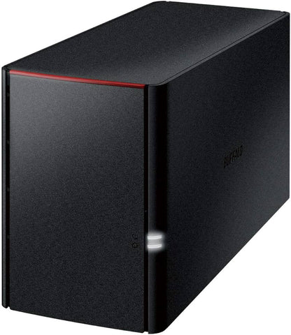 BUFFALO LinkStation 220 12TB NAS (2x6TB, RAID 0/1, Gigabit Ethernet)