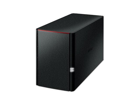 The BUFFALO LinkStation 220 offers 12TB of reliable network-attached storage with dual 6TB drives and support for RAID 0/1/JBOD configurations. Powered by an ARM processor and 256MB DDR3 RAM, it provides essential file sharing and data protection features for small office or home use. With Gigabit Ethernet and USB 2.0 connectivity, the LS220 is ideal for dependable centralized data access.
