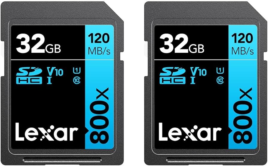 Lexar 800x PRO 32GB SDHC UHS-I U3 Memory Card