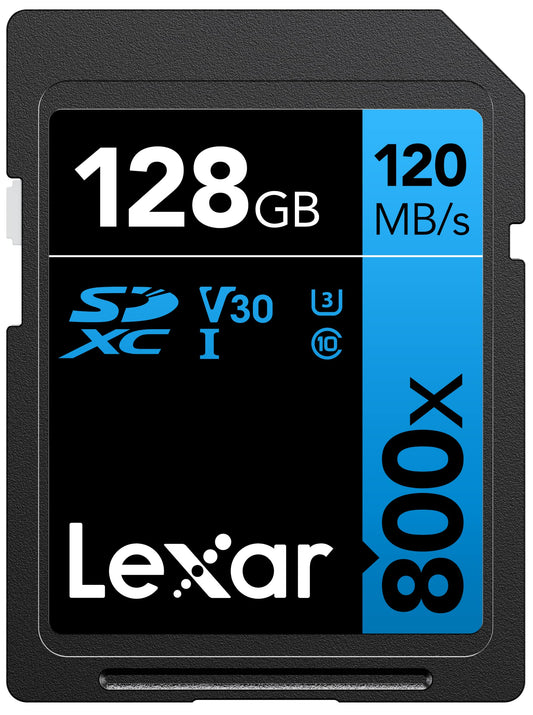 Lexar 800x PRO SDXC UHS-I U3 Memory Card 128GB