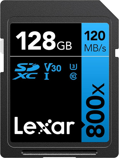 Lexar 800x PRO SDXC UHS-I U3 Memory Card 128GB