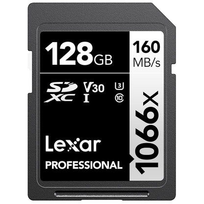 Carte mémoire Lexar Professional 1066x SDXC 128 Go, classe 10 UHS-I U3
