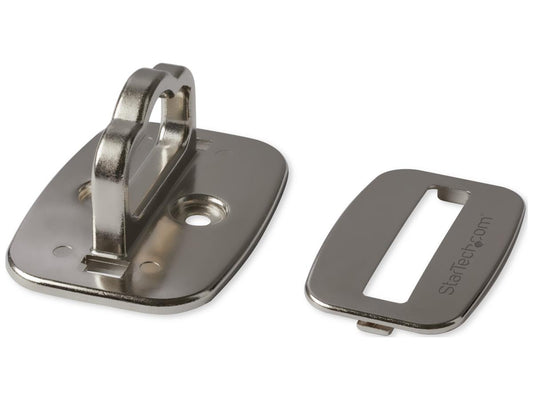 Create a reliable anchor point for your laptop or device security with the STARTECH large cable lock anchor. Designed with a durable zinc alloy body and a wide ringed layout (35x19 mm), it's ideal for securing thicker or multiple cables at once. TAA compliant and easy to mount, this anchor enhances physical security in any workspace.