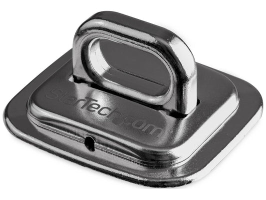 Laptop cable lock anchor from STARTECH offers a reliable, theft-deterrent solution for securing IT equipment. Made from durable zinc alloy and featuring a silver finish, it can be easily mounted to desks or other solid surfaces using included screws. Ideal for businesses or educational institutions needing added physical security.