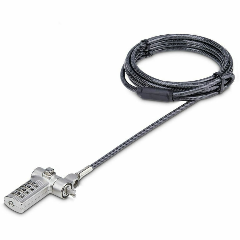 Câble antivol STARTECH 1,8 m pour ordinateur portable - Fente Wedge