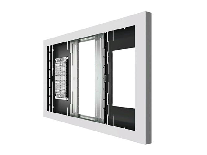 The CHIEF LANDSCAPE ON-WALL KIOSK WHITE 65" (LW65UW) is a sleek, professional-grade mounting solution designed to house and display 65-inch screens in public or commercial environments. With TAA compliance and a clean white finish, it offers a secure and visually consistent way to present digital content on a wall.