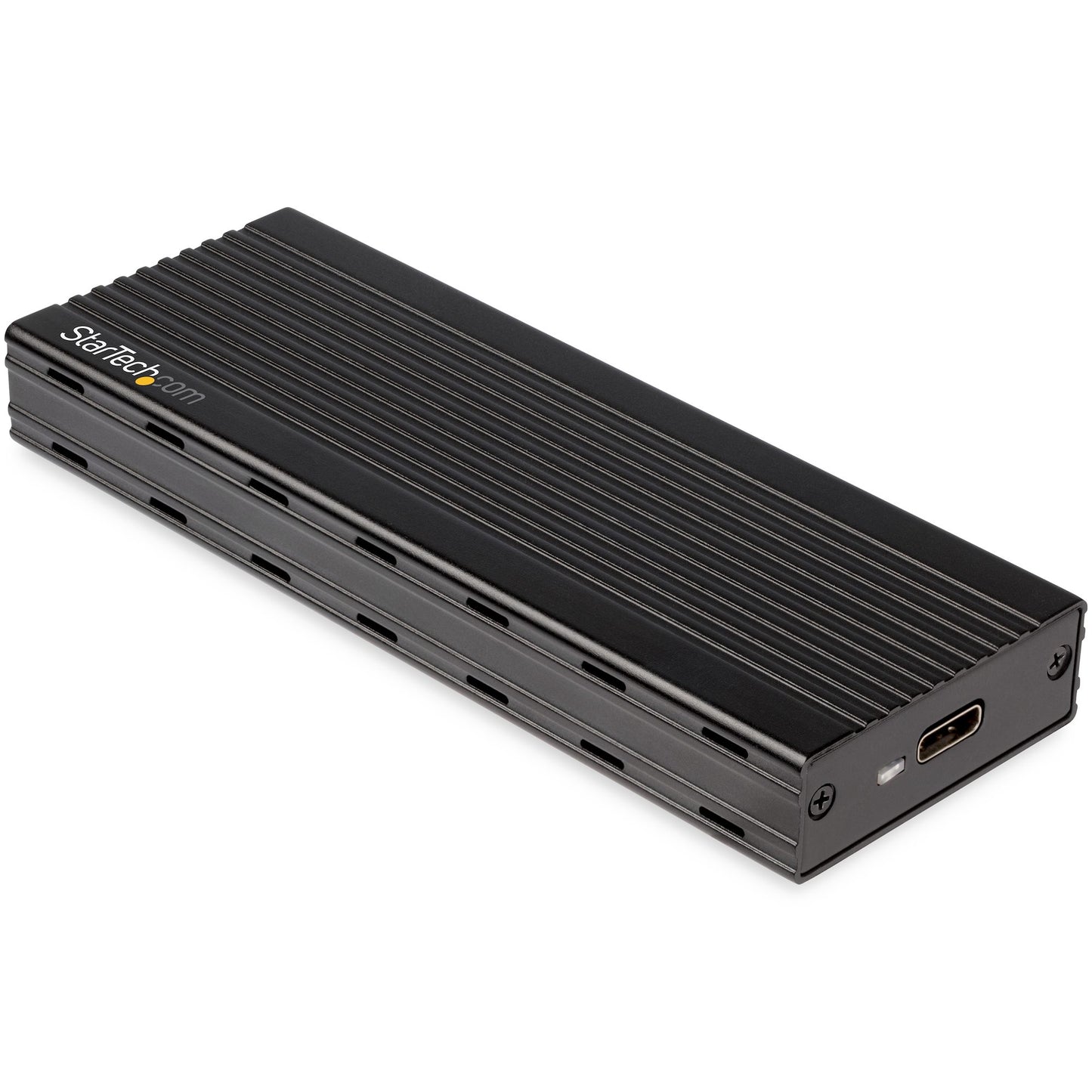 StarTech USB-C to M.2 NVMe PCIe SSD Enclosure, 10Gbps, Black, M2E1BMU31C