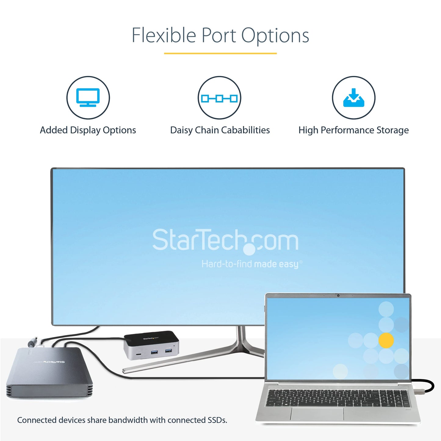 STARTECH 4 Bay Thunderbolt 3 NVMe Enclosure, M2E4BTB3