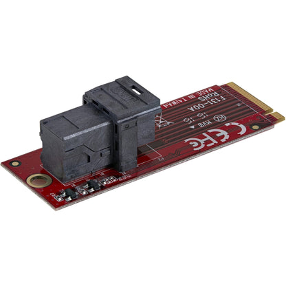 STARTECH M2E4SFF8643 U.2 to M.2 NVMe SSD Adapter, 2.5in Support