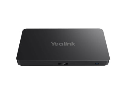 Android-based computing box purpose-built for large Zoom meeting rooms. The Yealink MeetingEye 500 includes essential components such as a VCR11 remote controller, dual HDMI cables, and a wall-mount bracket for easy installation. Backed by a 2-year hardware warranty, it offers reliable, enterprise-grade video communication for businesses.
