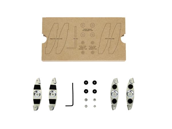 The Meraki T-Rail Channel Adapter Mount Kit by Cisco offers a secure and efficient mounting solution specifically designed for Meraki installations. With its TAA compliance and compatibility with standard mounting rails, this adapter ensures a professional fit in various enterprise environments. Ideal for ceiling integrations, the included hardware ensures streamlined deployment of Meraki devices.