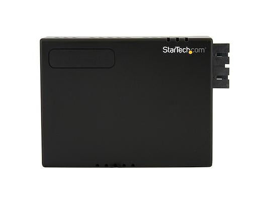 Convert and extend a 10/100 Mbps Ethernet connection up to 2 km over Multi Mode SC fiber with the StarTech MCM110SC2P. This compact media converter features PoE capability, supports Fast Ethernet via RJ-45 and SC interfaces, and complies with TAA standards. Ideal for extending network connectivity across long distances while simplifying power delivery requirements.