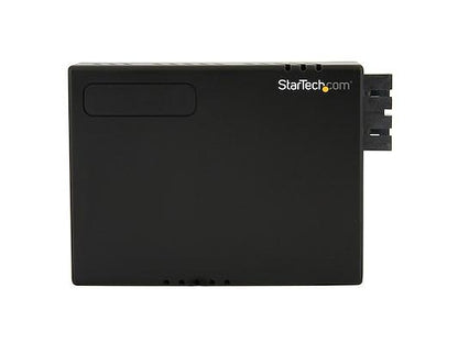 Convert and extend a 10/100 Mbps Ethernet connection up to 2 km over Multi Mode SC fiber with the StarTech MCM110SC2P. This compact media converter features PoE capability, supports Fast Ethernet via RJ-45 and SC interfaces, and complies with TAA standards. Ideal for extending network connectivity across long distances while simplifying power delivery requirements.