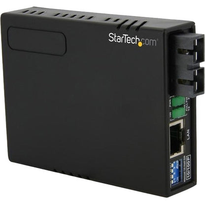 Convertisseur de média Ethernet 10/100 vers fibre optique MMF SC StarTech MCM110SC2P avec PoE