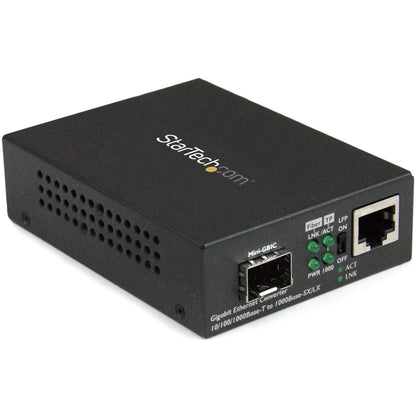 Convertisseur de média fibre optique StarTech avec emplacement SFP ouvert – MCM1110SFP