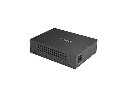 This multimode fiber Ethernet media converter from StarTech enables seamless bridging of copper and fiber network infrastructures. Supporting 10/100/1000 Mbps Ethernet with an 850nm wavelength over SC connectors, it provides up to 550m of gigabit performance. Featuring plug-and-play operation, surge protection, and VLAN support, it's ideal for secure, managed expansions.