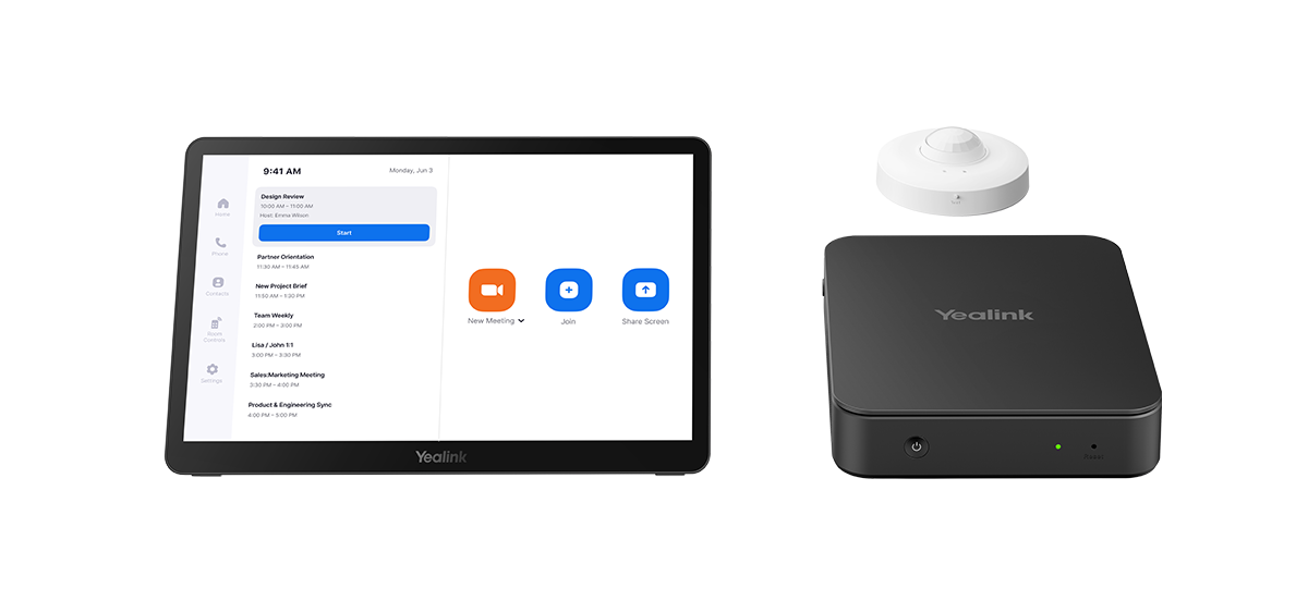 Système Zoom Rooms YEALINK MCOREKIT-C5-ZR pour salles moyennes à grandes