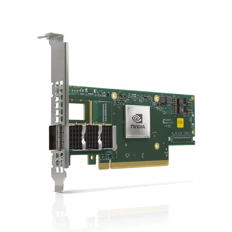 NVIDIA ConnectX-6 VPI Adapter Card, 200Gb/s, PCIe 4.0 x16, QSFP56