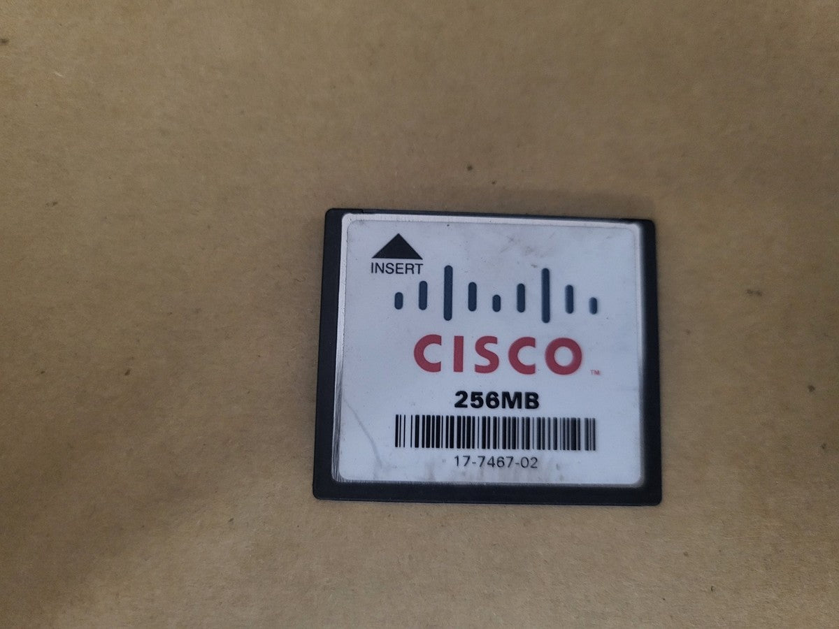 Cisco MEM-CF-256U4GB 256MB to 4GB Compact Flash Upgrade