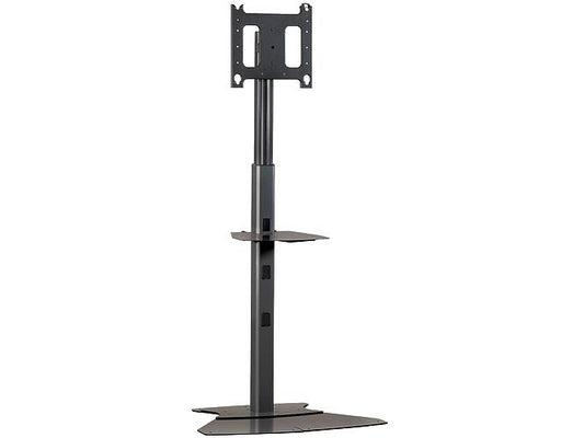 The CHIEF MF16000S is a Medium Flat Panel Floor Stand designed to provide sturdy and professional display mounting without an interface. Engineered for use with flat panel displays, it meets TAA compliance standards and features a sleek silver finish. Ideal for commercial and government AV installations requiring a stand-alone monitor solution.
