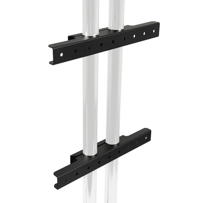 Support mural double pôle Peerless MOD-AWM2, capacité de 95 kg, noir