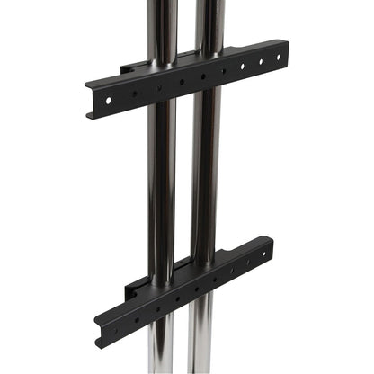Support mural double pôle Peerless MOD-AWM2, capacité de 95 kg, noir