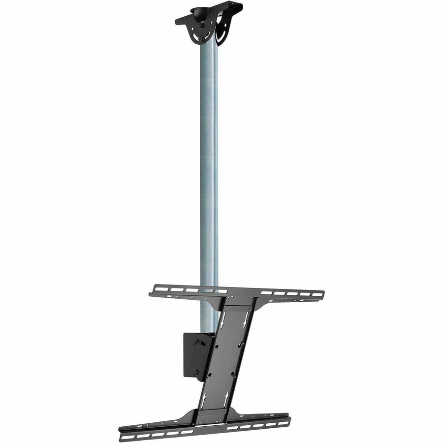 Peerless 1M Flat Panel Ceiling Kit, Chrome Finish