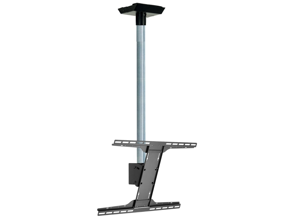 Peerless 1M Flat Panel Ceiling Kit, Chrome Finish