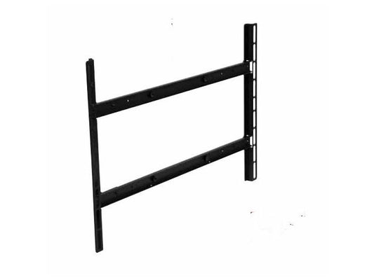 The PEERLESS MOD-UNL2 Dual-Pole Large Universal Adaptor is engineered for compatibility with both MOD-FPMS and MOD-FPMD display mounts, supporting screen sizes from 46 to 90 inches. With a universal VESA pattern range and a strong 211 lb weight capacity, this black-finished adaptor is TAA compliant and meticulously constructed for commercial AV environments.