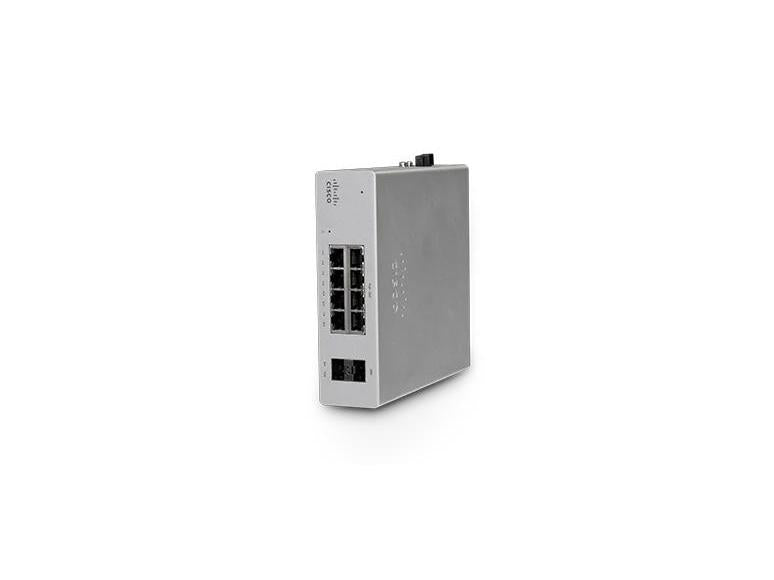The Cisco Meraki MS130R-8P is a ruggedized, 1U, cloud-managed switch designed for reliable Layer 2 networking in industrial and edge environments. It delivers 8 Gigabit Ethernet ports with a total 240W of 802.3bt Power over Ethernet (PoE), supporting up to 30W per port—ideal for powering IoT devices and wireless access points. Managed entirely through the Cisco Meraki Dashboard, it offers streamlined deployment and configuration for secure, scalable wired networks.