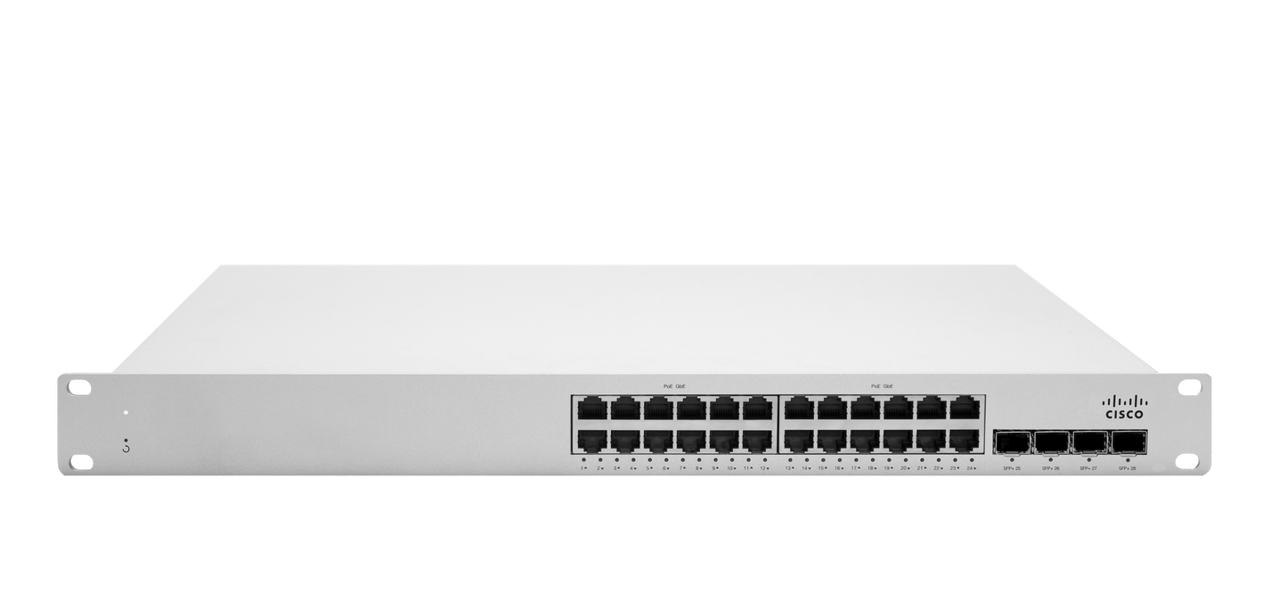 Commutateur Gigabit 24 ports géré Cisco Meraki MS225-24 L2
