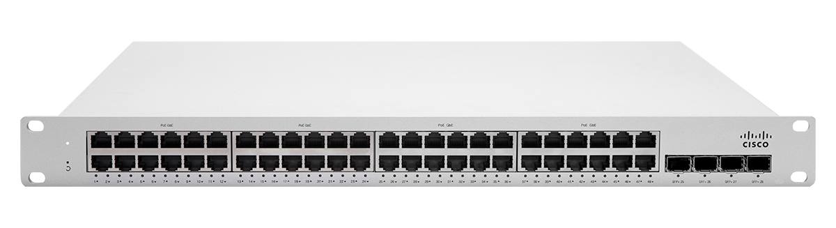 Commutateur Gigabit 48 ports empilable et géré Cisco Meraki MS225-48 L2
