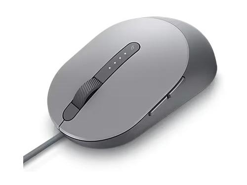 The Dell MS3220 Laser Wired Mouse in Titan Gray delivers precision tracking and ergonomic comfort in a durable design built for long-term use. Ideal for professionals, it features laser tracking, a 3200 DPI resolution, and a tilt-scroll wheel to enhance productivity. This versatile mouse is compatible with major OS platforms and includes a 3-year warranty for peace of mind.