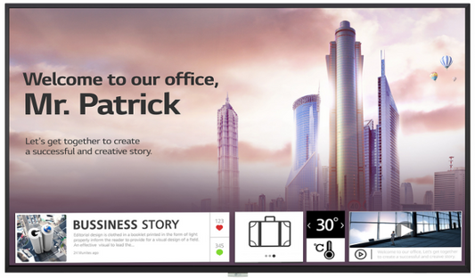 Garantie d'échange rapide LG de 5 ans et 48 heures pour écran d'affichage de 65 pouces