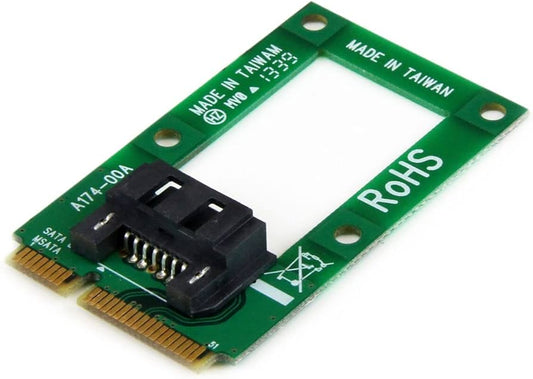 StarTech MSAT2SAT3 Adaptateur convertisseur mSATA vers SATA Vert