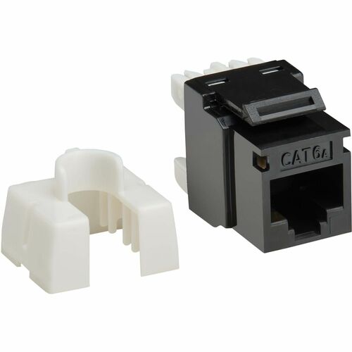 Prises Keystone Eaton Tripp Lite Cat6a, lot de 10, TAA, blanches