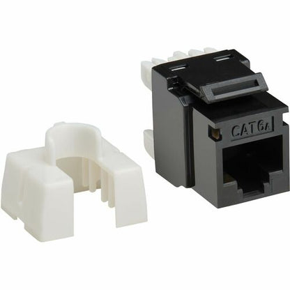 Prises Keystone Eaton Tripp Lite Cat6a, lot de 10, TAA, blanches
