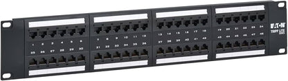 Panneau de brassage Eaton Tripp Lite 48 ports Cat6, 2U, conforme TAA, N252-P48