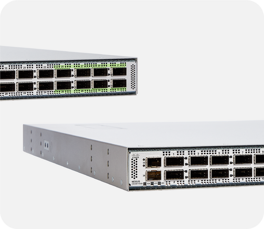 Nexus 9300 Series, 32p 400G QSFP-DD.